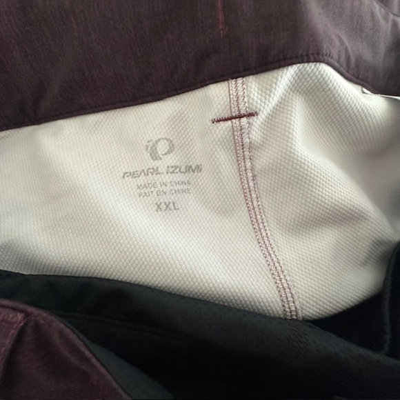 Men's Pearl Izumi XXL Cargo Padded Cycling Bike Shorts Maroon-Barely worn - Picture 8 of 12